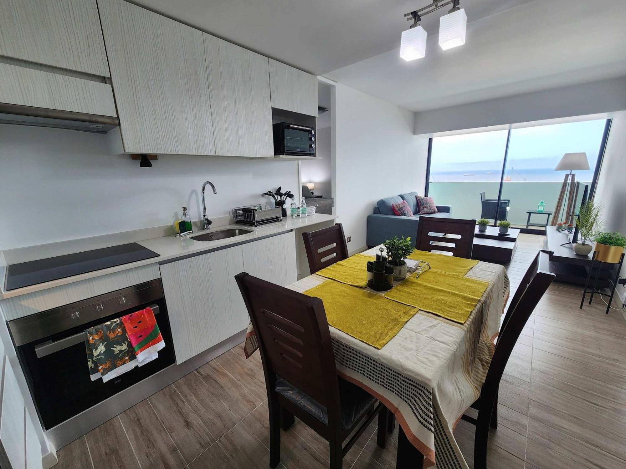 Apartamento Hom I Estupendo 2d2b Vista Al Mar Parking Pnm 0625 *