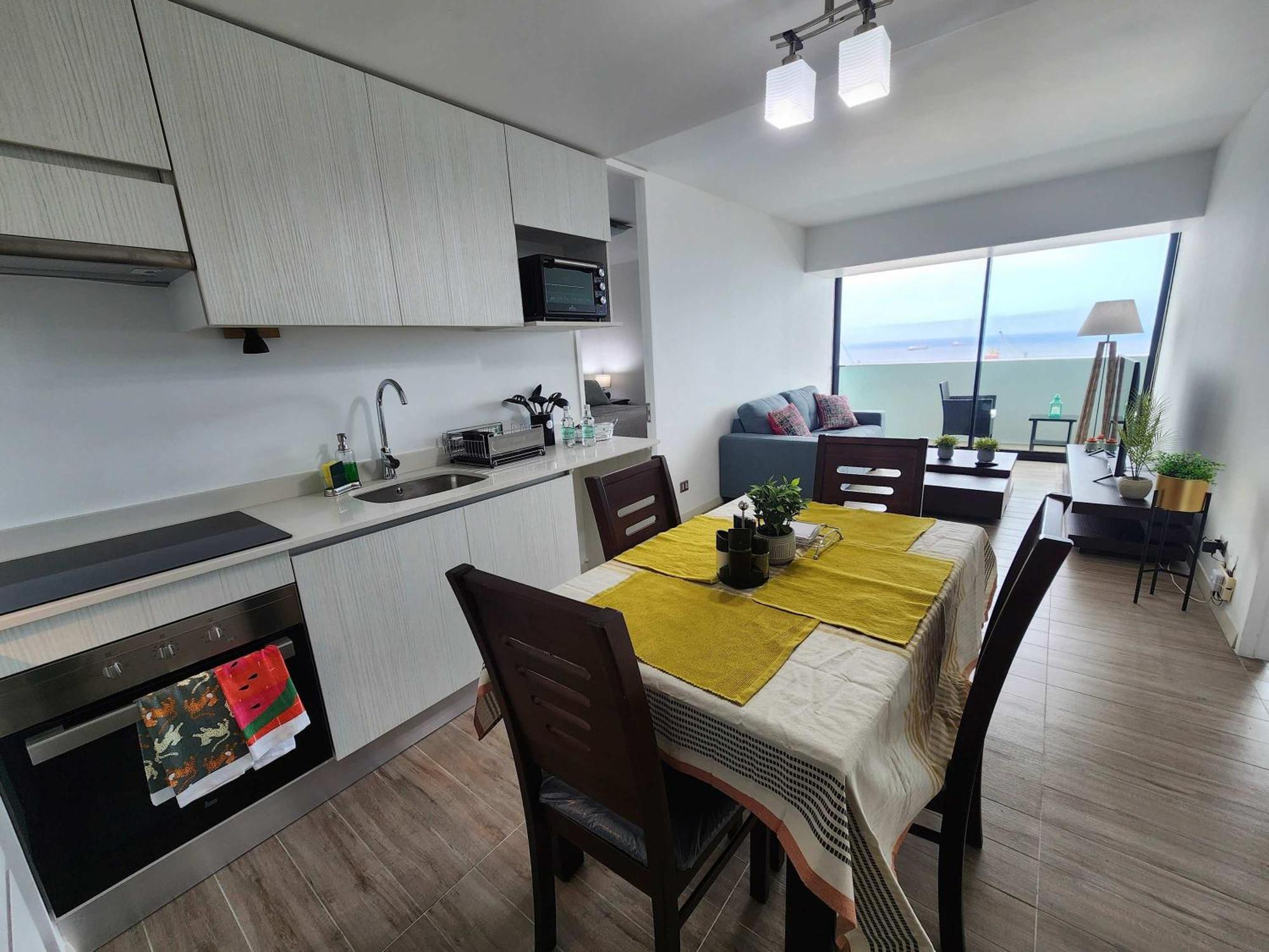 Apartamento Hom I Estupendo 2d2b Vista Al Mar Parking Pnm 0625